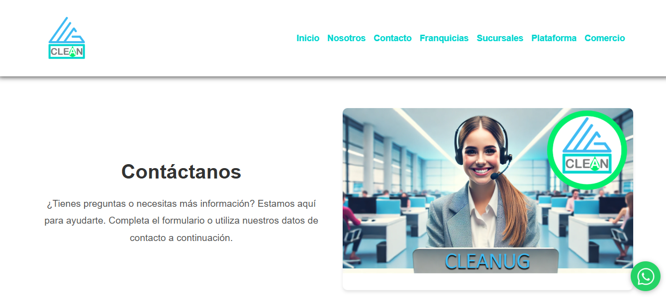 Sitio Corporativo Franquicia